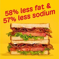 Oscar Mayer Gluten Free Fully Cooked Turkey Bacon with 55% Less Fat & 44% Less S