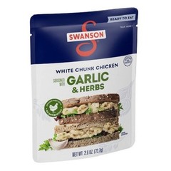 Swanson White Chunk Chicken Seasoned with Garlic & Herbs 3 Pack