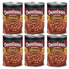 Dennison’s CHUNKY Chili Con Carne with Beans Dennisons 15oz Can (Pack of 6)