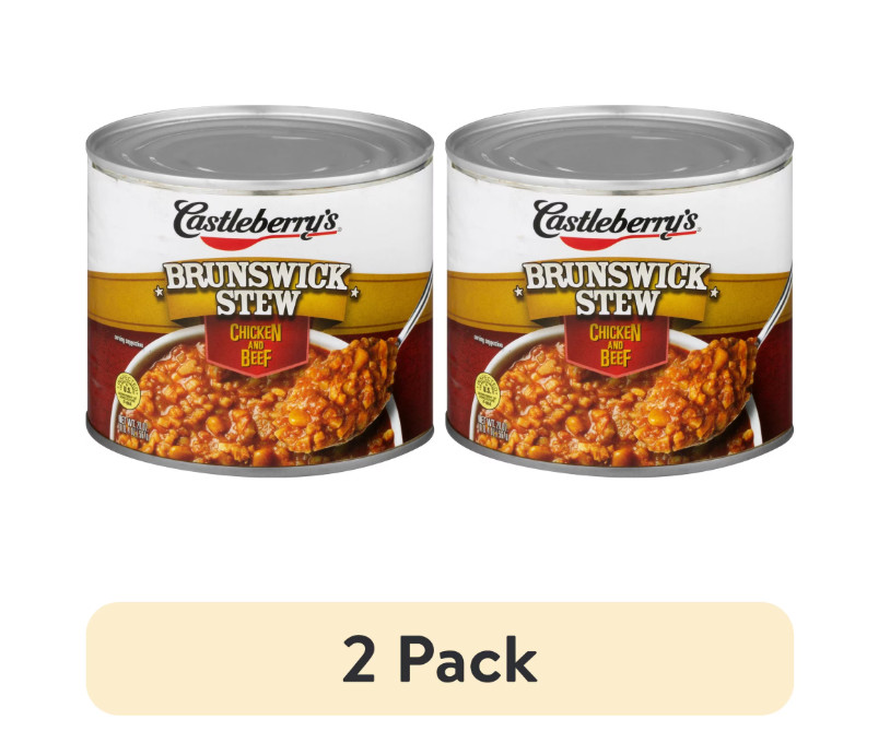 (2 pack) Castleberry’s Brunswick Stew with Chicken and Beef, 20 oz Can