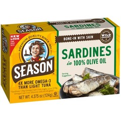 Sustainable Wild Caught Sardines, Omega 3 Boost