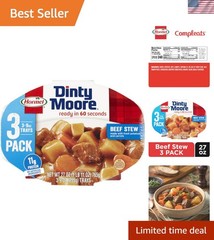 Rich & Flavorful Dinty Moore Beef Stew – 9 Ounces, Pack of 3 for Families