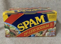 3 Hormel Spam 25% Less Reduced Sodium Ham 12 Oz Each Can Total 3