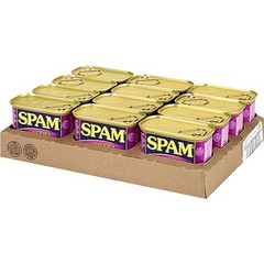 SPAM Teriyaki Canned Luncheon Meat 12 Ounce Pack of 12 Fully Cooked Pork