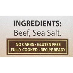 2 Can- Keystone Meats All Natural Ground Beef Fully Cooked 28oz No Preservatives