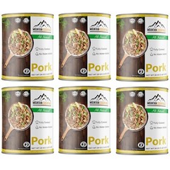MOUNTAIN ESSENTIALS Fully Cooked Ready to Eat Canned Pork 28 Oz | Pack of 6