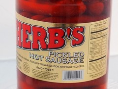 Tangy Spicy Pickled Sausages 39ct – Beef & Chicken