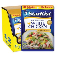 StarKist Premium White Chicken 2.6 oz Pouch Pack of 12