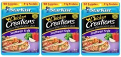 StarKist Chicken Creations Southwest Style Pouch 3 Pack