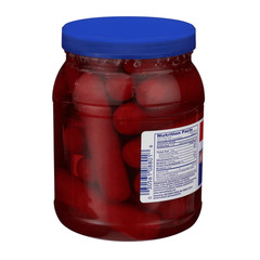 Big John’s Ready To Eat Red Hots Pickled Sausage 32oz Jar Protein 10g Delicious