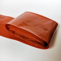 5/3/1Mx85mm Width Plastic Sausage Casings Brown for Salami Shell Maker Inedible