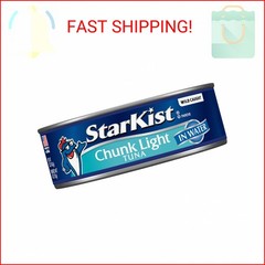 StarKist Chunk Light Tuna in Water, 5 oz (4 Pack) Canned Tuna Fish, Wild Caught,