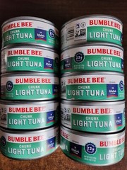 BUMBLE BEE CHUNK LIGHT TUNA IN WATER (PACK OF 10 CANS) NET WT 5 OZ EACH 01/2025