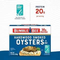 Smoked Oysters in 3.75 oz Can – Deliciously Gluten Free & Protein-Rich