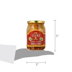 Pickled Jalape?o Quail Eggs in Brine Spicy Gourmet Food Snack