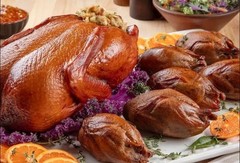 (1) 3 Pound Smoked Duck AND (6) 3.5 Pound To 4.5 Pound Smoked Quails