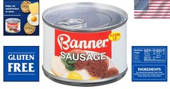 Versatile Banner Sausage Canned Sausage, 10.5 oz – Perfect for On-the-Go Meals