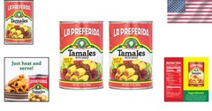 Traditional Beef & Pork Tamales, No Artificial Colors, 24