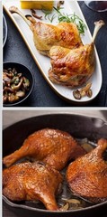 Fully Cooked Roast Half Duck, Seasoned, Partially Boned, 20 oz, 2 Pack