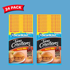 Tuna Creations Honey BBQ, 2.6 Oz, Pack of 24