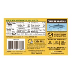 20 Packs Season 4.375oz Sardines in Olive Oil Kosher Free Shipping