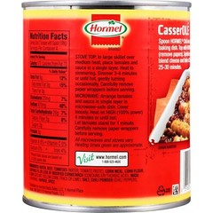 HORMEL Tamales Beef in Chili Sauce Canned – 28 oz