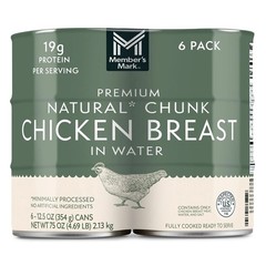 Member’s Mark Premium Chunk Chicken Breast (12.5oz.,6ct.) Free Shipping