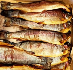 Trout, Cold smoked fish, Natural wood without liquid smoke