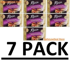 7 PACK – Skinless & Boneless Sardines in 100% Olive Oil, 4.4 oz (Total 30.8 oz)