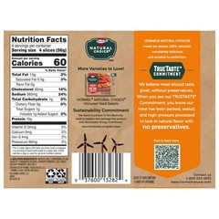 Hormel Natural Choice Smoked Ham Deli Lunchmeat, 8 oz Resealable Package