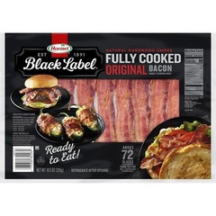 HORMEL BLACK LABEL Fully Cooked Bacon – Thick Bacon Snacks for Breakfast, 10.5..