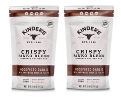 Kinder’s Crispy Panko Blend Woodfired Garlic 2 Pack