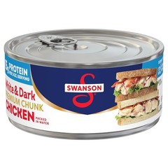 9.75 Oz Swanson White and Dark Canned Chicken – Gluten-Free & Delicious