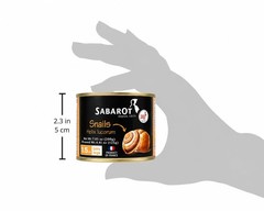 Extra Large Escargot Snails (Helix Lucorum) – 18 Count, Imported from France, 7.