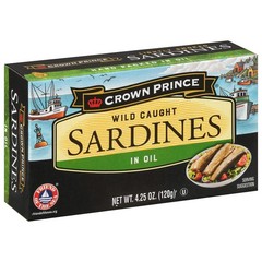 Sardines in Oil, 4.25-Ounce Cans (Pack of 12)