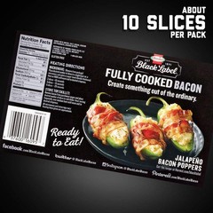 Delicious HORMEL Thick Cut Bacon – Fully Cooked, 2.52 Oz, Perfect for Any Recipe