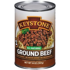 24 Can-Keystone Meats Natural Ground Beef ✅ Fully Cooked 14 oz No Preservatives✅