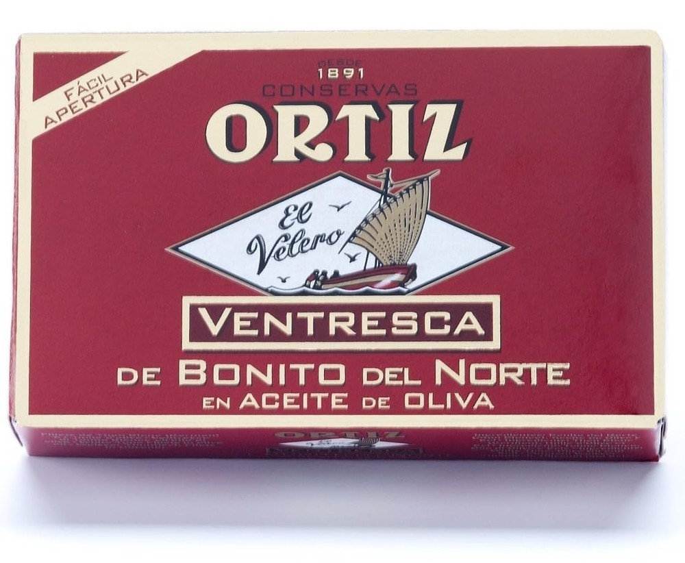Ortiz Ventresca White Tuna Belly in Olive Oil, Tender Buttery Fillets Exquisite