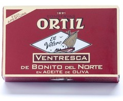 Ortiz Ventresca White Tuna Belly in Olive Oil, Tender Buttery Fillets Exquisite