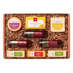 Hickory Farms Signature Beef Meat and Cheese Gift Basket (Large) 9 Piece Set