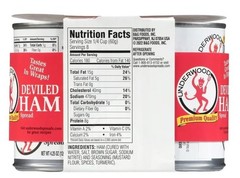 Underwood Deviled Ham Meat Spread canned long Life Meat, 4.25 ounce pack of 4…