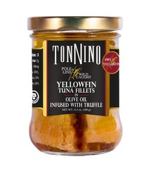 Tonnino Tuna Fish Yellowfin Pole&Line Olive Oil infused with truffle – Pack …