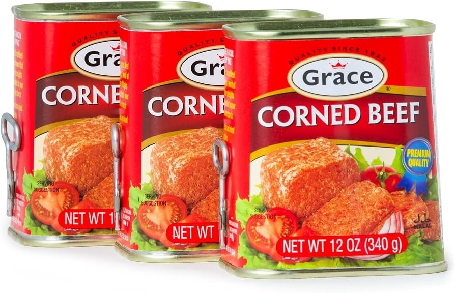 Grace Caribbean Corned Beef 12 OZ (6 cans)