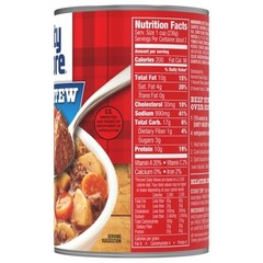DINTY MOORE Beef Stew, Shelf Stable, 15 Oz Steel Can (Pack of 3) 10 g of Protein