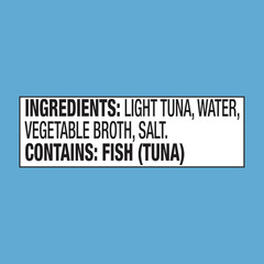 Chunk Light Tuna in Water, 5 Oz (8 Pack) Canned Tuna Fish, Wild Caught, Gluten F