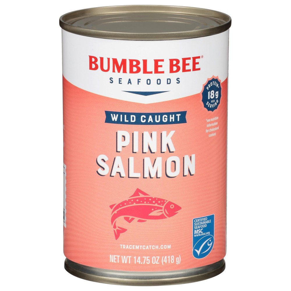 Bumble Bee Canned Pink Salmon, 14.75 oz Can – Premium Ounce (Pack of 1)