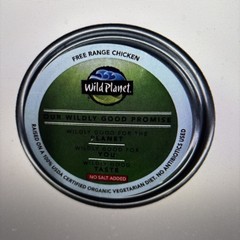 Wild Planet Organic Roasted Chicken Breast, 5 Oz Each, (12 PACK)
