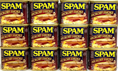 Spam Hickory Smoke Luncheon Meat 12 oz ( Pack of 12 )~5/2027