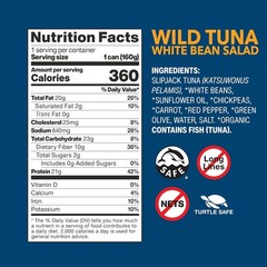 Wild Planet Wild Tuna White Bean Salad, 5.6 oz