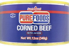 (4 pack) Purefoods Corned Beef with Juices, 12 oz